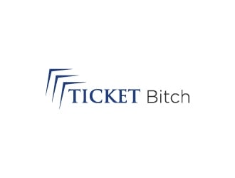 Ticket Bitch logo design by wongndeso
