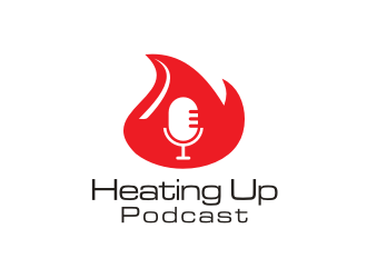 Heating Up (Podcast) logo design by tejo