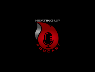 Heating Up (Podcast) logo design by goblin