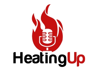 Heating Up (Podcast) logo design by shravya