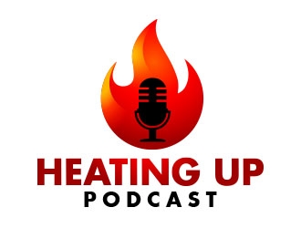 Heating Up (Podcast) logo design by Sorjen