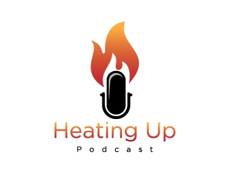 Heating Up (Podcast) logo design by serdadu