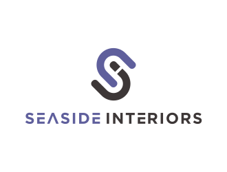 Seaside Interiors logo design by BlessedArt