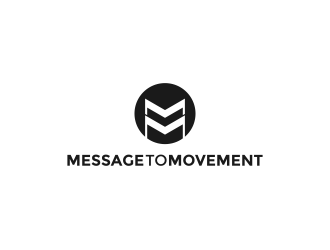 Message to Movement logo design by senandung