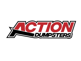 ACTION HAULING DUMPSTER SERVICE logo design by moomoo