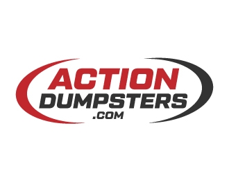 ACTION HAULING DUMPSTER SERVICE logo design by akilis13