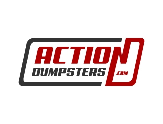 ACTION HAULING DUMPSTER SERVICE logo design by akilis13