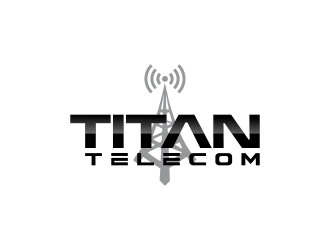 Titan Telecom logo design by oke2angconcept