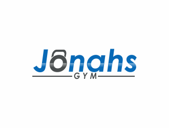 Jonahs Gym logo design by giphone