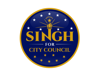 Singh for City Council logo design by schiena