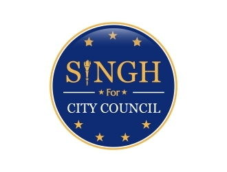 Singh for City Council logo design by lif48