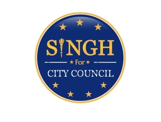 Singh for City Council logo design by lif48