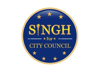 Singh for City Council logo design by lif48
