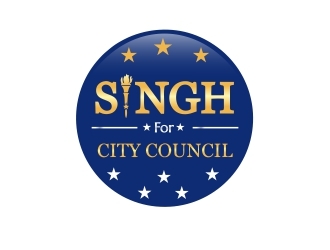 Singh for City Council logo design by lif48
