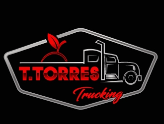 T.Torres Trucking logo design by PMG