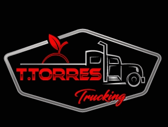 T.Torres Trucking logo design by PMG