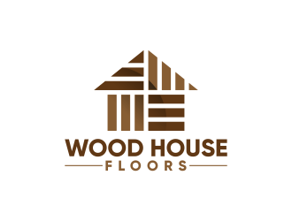 Wood House Floors logo design by pakNton