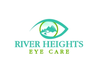 River Heights Eye Care logo design by Roma