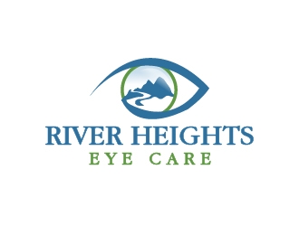 River Heights Eye Care logo design by Roma