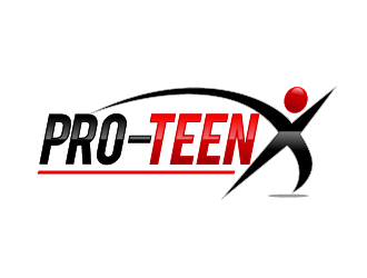 PRO-TEEN X logo design by THOR_