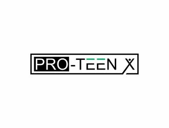 PRO-TEEN X logo design by giphone