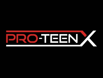 PRO-TEEN X logo design by ORPiXELSTUDIOS