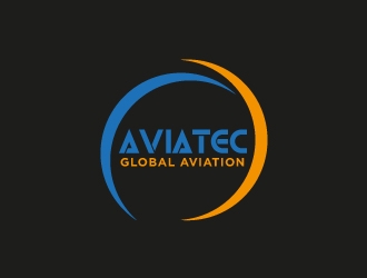 AVIATEC GLOBAL AVIATION logo design by designbyorimat