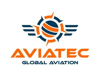 AVIATEC GLOBAL AVIATION logo design by cikiyunn