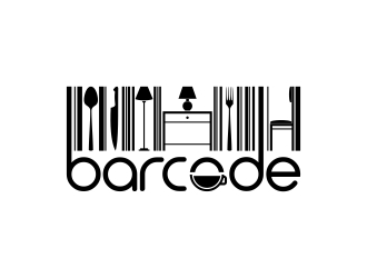 Barcode logo design by yunda