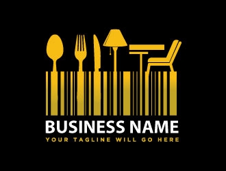 Barcode logo design by Erasedink