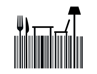 Barcode logo design by aldesign