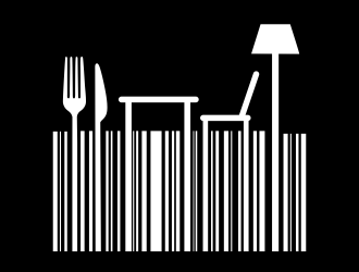 Barcode logo design by aldesign