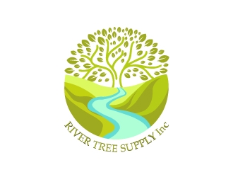 River Tree Supply Inc  (Veteran Owned and Operated) logo design by fstudio