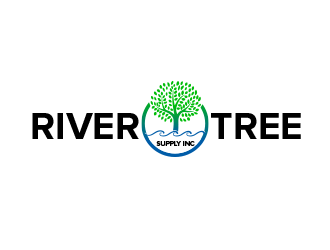 River Tree Supply Inc  (Veteran Owned and Operated) logo design by BeDesign