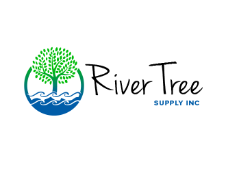 River Tree Supply Inc  (Veteran Owned and Operated) logo design by BeDesign