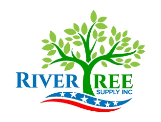 River Tree Supply Inc  (Veteran Owned and Operated) logo design by jaize