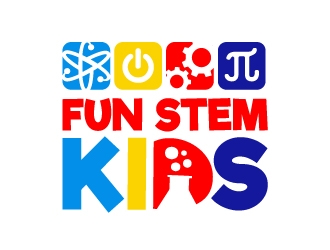 Fun Stem Kids logo design by ORPiXELSTUDIOS