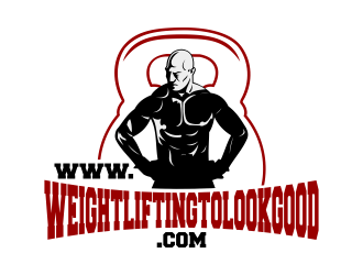 www.weightliftingtolookgood.com logo design by Kruger