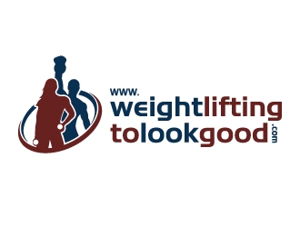 www.weightliftingtolookgood.com logo design by ctrl+z