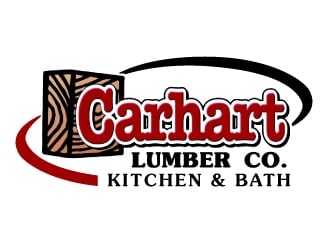 Carhart Lumber Co. - Need to add Kitchen & Bath to the original logo logo design by akilis13