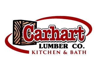Carhart Lumber Co. - Need to add Kitchen & Bath to the original logo logo design by akilis13