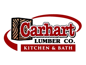 Carhart Lumber Co. - Need to add Kitchen & Bath to the original logo logo design by akilis13