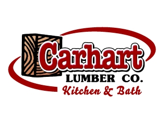 Carhart Lumber Co. - Need to add Kitchen & Bath to the original logo logo design by akilis13