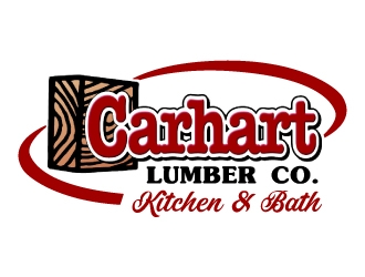 Carhart Lumber Co. - Need to add Kitchen & Bath to the original logo logo design by akilis13