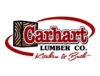 Carhart Lumber Co. - Need to add Kitchen & Bath to the original logo logo design by akilis13