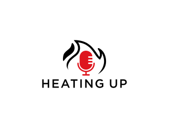 Heating Up (Podcast) logo design by checx