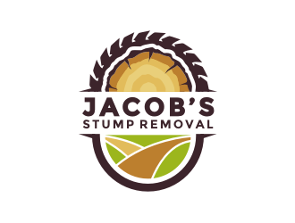 Jacob’s Stump Removal, LLC logo design by ramapea
