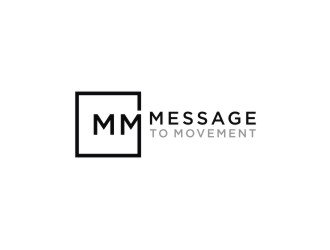 Message to Movement logo design by sabyan