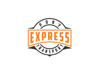 Pony Express Transport  logo design by bricton