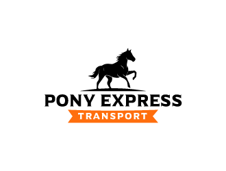 Pony Express Transport  logo design by yaya2a